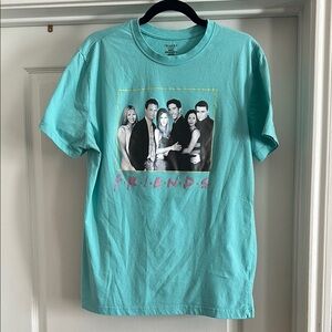 FRIENDS Blue Short Sleeve Tee Graphic Design